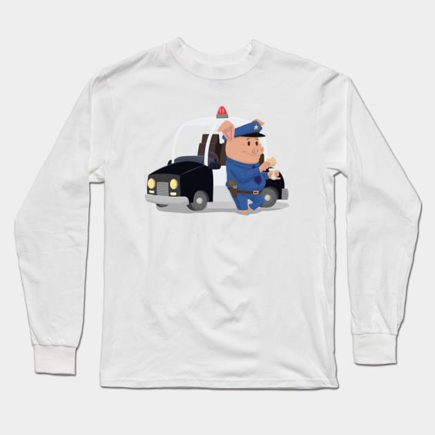 Cop Long Sleeve T-Shirt by betterblue